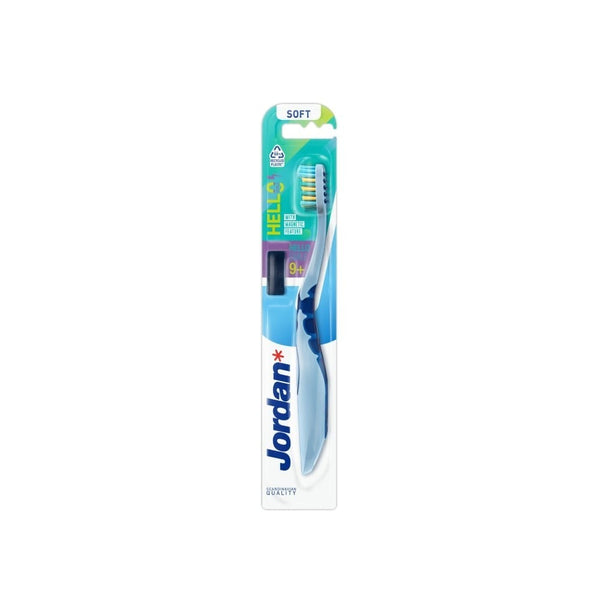 Jordan Hello Smile Toothbrush Soft Bristles 9+ Years 1 Count