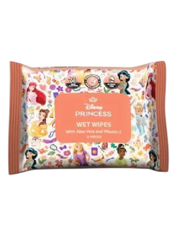 Fab Lab Princess Baby Wipes with Aloe Vera & Vitamin E - 8 Packs of 8 Wipes