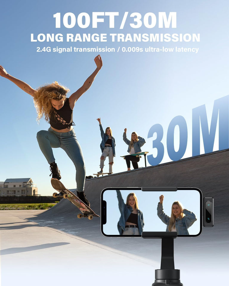 Wireless Lavalier Microphone – USB-C, Noise-Canceling