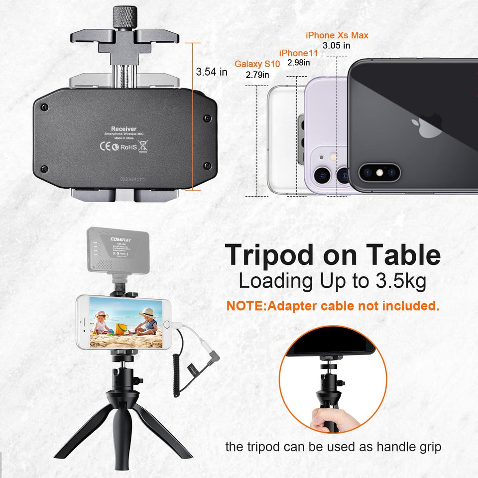 Comica CVM-WS50 Wireless Handheld Microphone – Smartphone