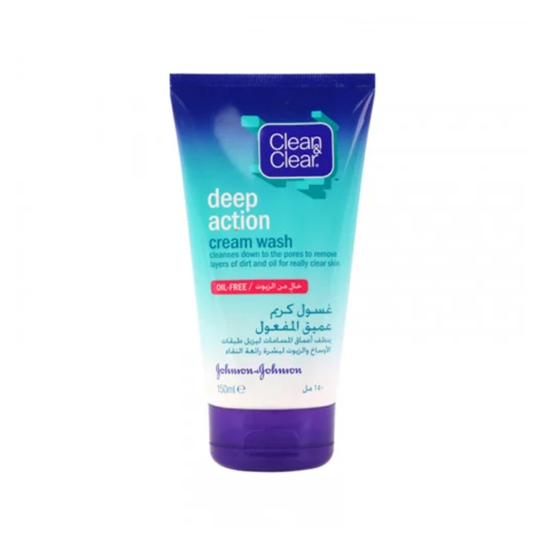 Clean & Clear Deep Action Facial Wash Oil-Free 150ml