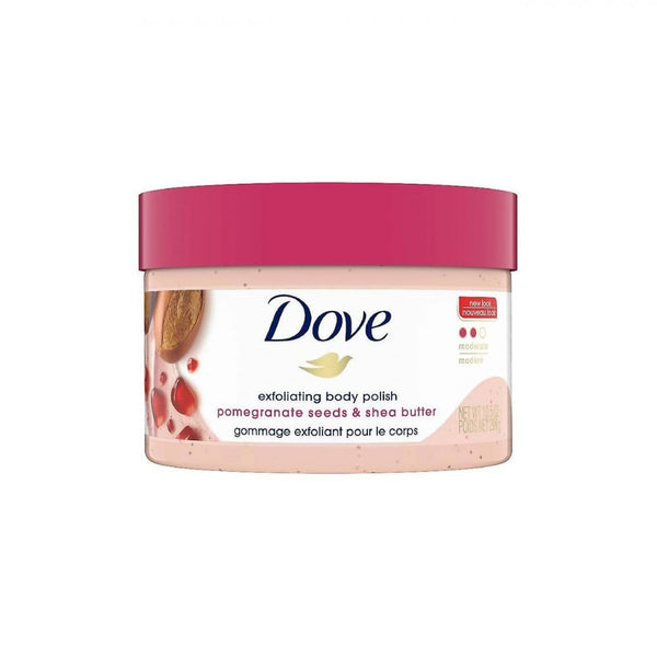 Dove Exfoliating Body Scrub Pomegranate & Shea Butter Nourishing 298g