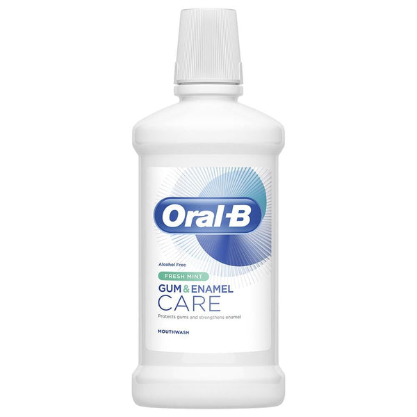 Oral-B Gum & Enamel Care Mouthwash Fresh Mint 500ml