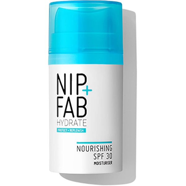 Nip + Fab Nourishing SPF 30 Moisturiser Cream Hyaluronic Acid 50ml