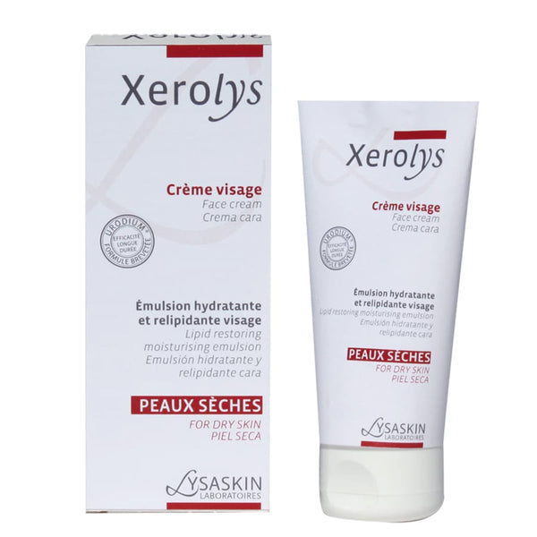 Lysaskin Xerolys Moisturizing Face Cream Urea Glycerin Shea Butter 50 ml