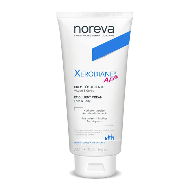 Noreva Xerodiane AP+ Emollient Moisturizing Cream for Dry Skin, Face and Body, 200 ml