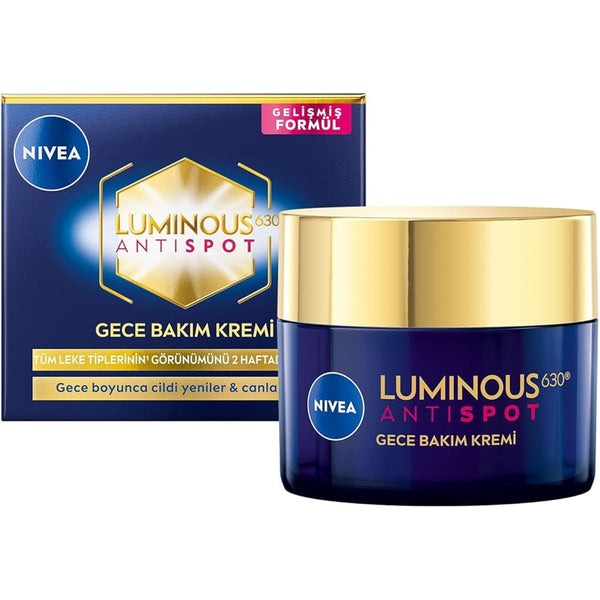 Nivea Luminous 630 Night Cream Hydrating Formula 50 ml