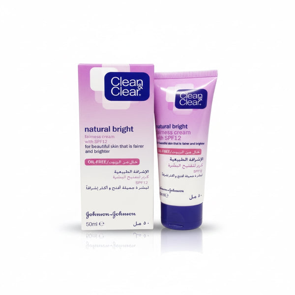 Clean & Clear Moisturizing Face Cream SPF 12 Brightening 50 ml