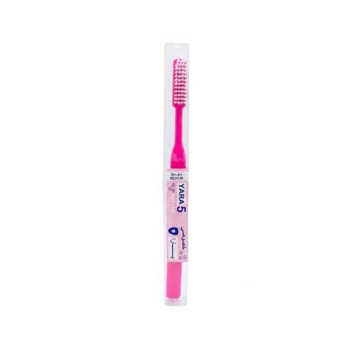 Yara Medium Toothbrush Ergonomic Handle Medium Bristles