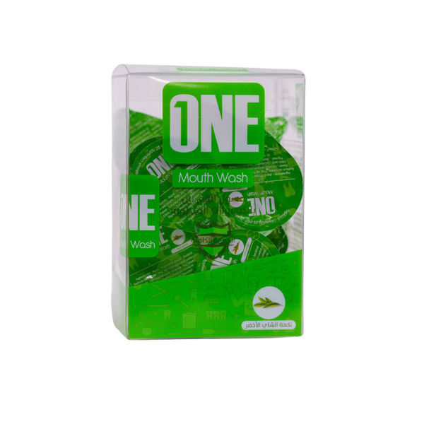 Mouthwash Capsules Green Tea Flavor Oral Hygiene Refreshing One 20 Pieces