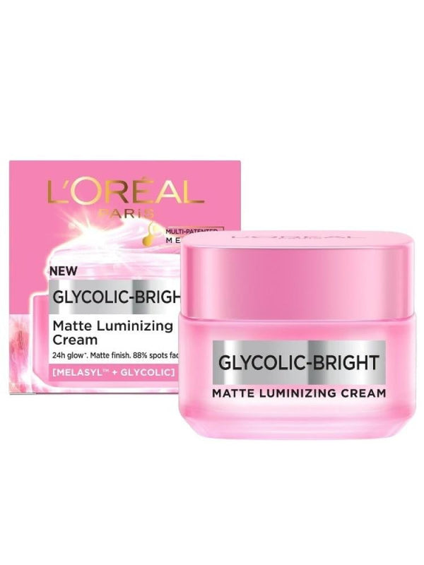 L'Oréal Paris Glycolic Bright Matte Luminizing Cream - 50ml