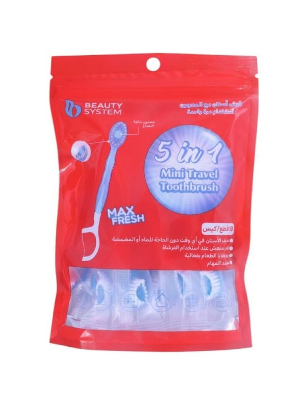 Beauty System 10-Piece Toothbrush, Toothpaste, Floss Set
