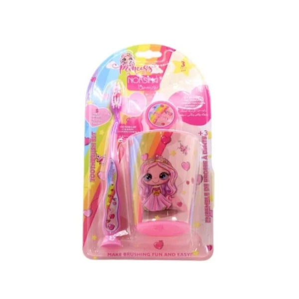 Norsina Children's Toothbrush Car Design with Cover and Cup
