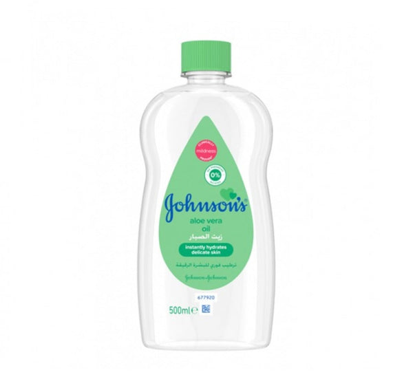Johnson's Baby Oil with Aloe Vera, Moisturizing, Gentle Formula, 300ml