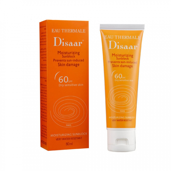 Best Sunscreen Cream SPF 60 Moisturising UV Protection Disaar 80ml