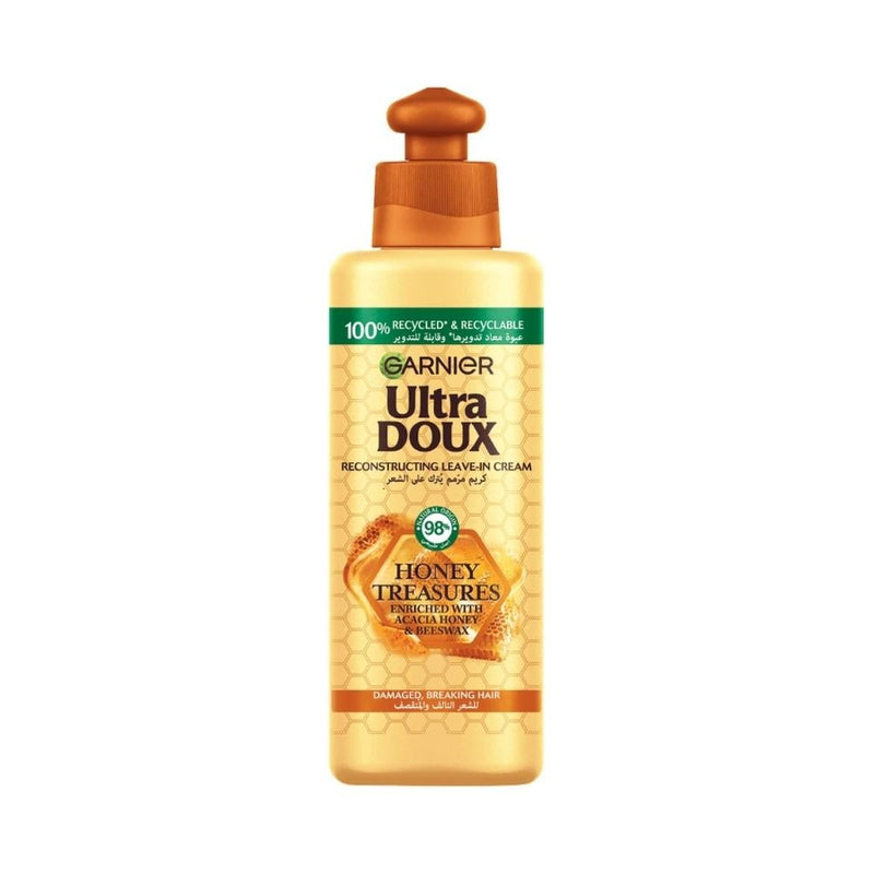Honey Strengthening Leave-In Hair Cream Garnier 200ml