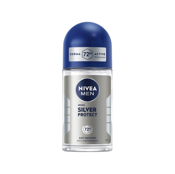 Nivea Men Silver Protect Antiperspirant Roll-On Deodorant 50ml