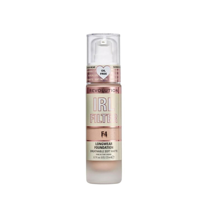 Revolution Filter Longwear Foundation, Matte Finish, Niacinamide, 23ml