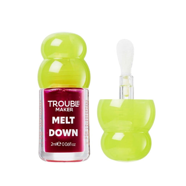 Lip Oil Gloss Moisturising Formula Tearing Point Purple Troublemaker 6ml