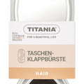 Hair Comb with Mirror Portable Travel Titania No. 1776