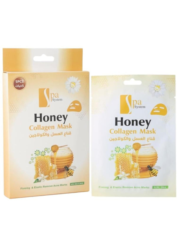 Spa System Honey Collagen Facial Mask 5 x 28 ml