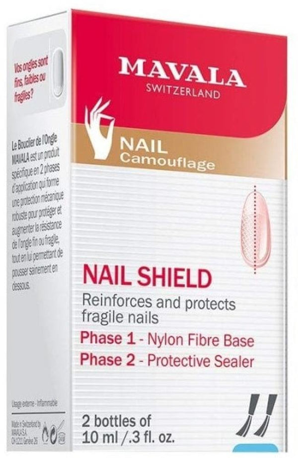 Nail Shield Protective Base Coat Strengthening Mavala 2 x 10ml