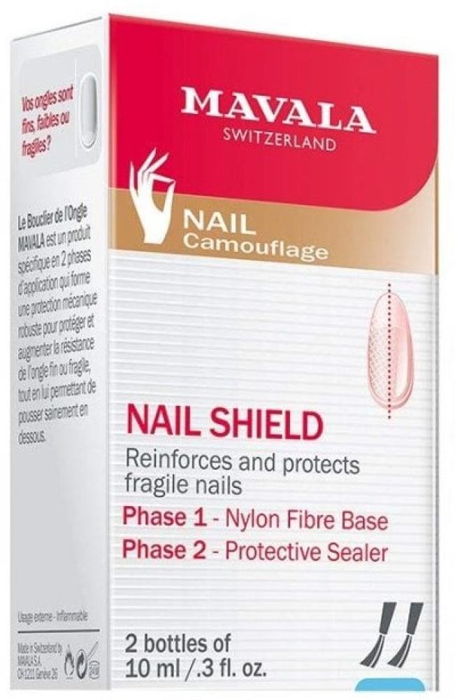 Nail Shield Protective Base Coat Strengthening Mavala 2 x 10ml
