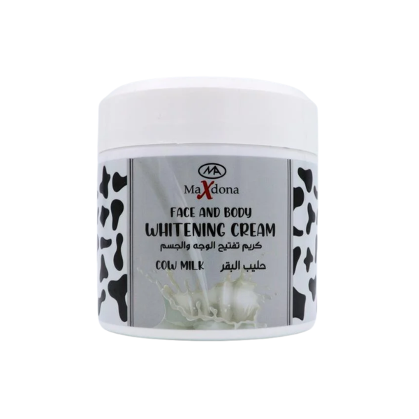Maxdona Cow's Milk Brightening Cream, Moisturizing, 500ml