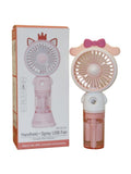 Handheld Fan with Water Spray Mini Misting Portable Cooler 1pc