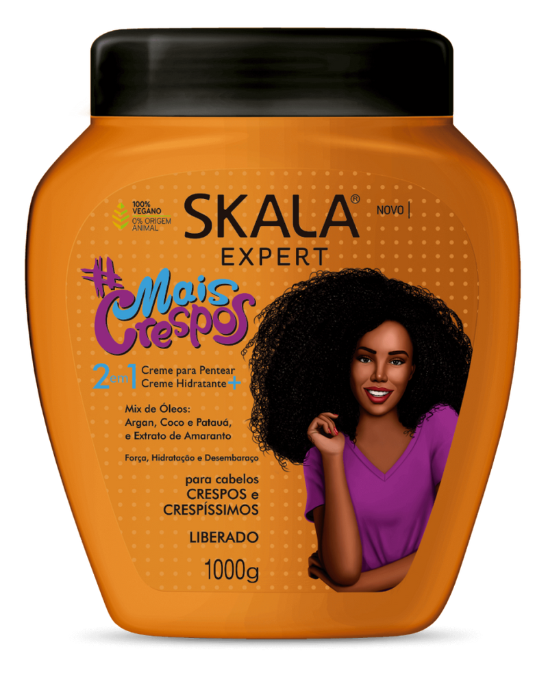 Mais Crespos Curls Hair Treatment Conditioning Cream Skala 1000g