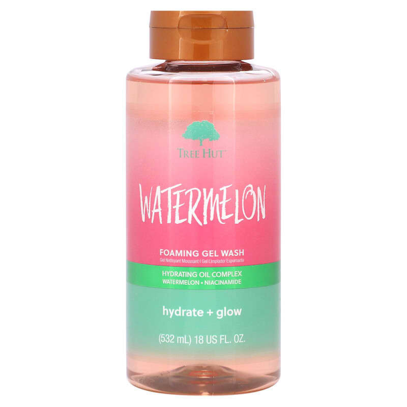 Foaming Gel Wash Watermelon Hydrating Cleanser Tree Hut 532ml