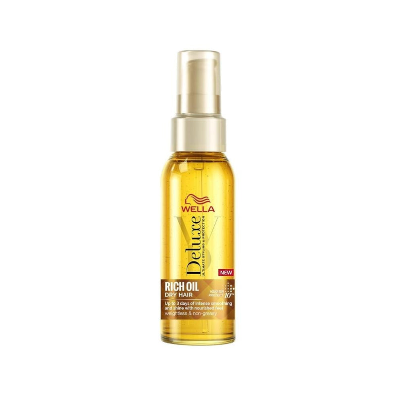 Wella Deluxe Hair Oil Spray, Lightweight Shine & Nourishment, 100ml