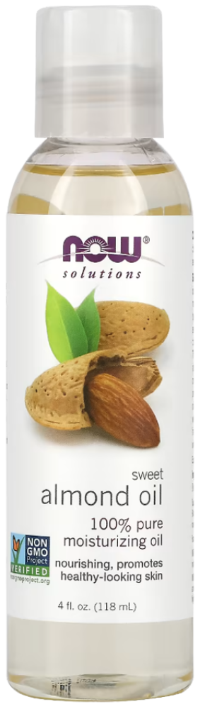 Sweet Almond Carrier Oil Skin Elasticity Support Now 118ml