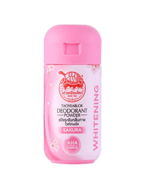 Taoyeablok Japanese Flower Powder Deodorant - Vitamin B3, AHA, 22g