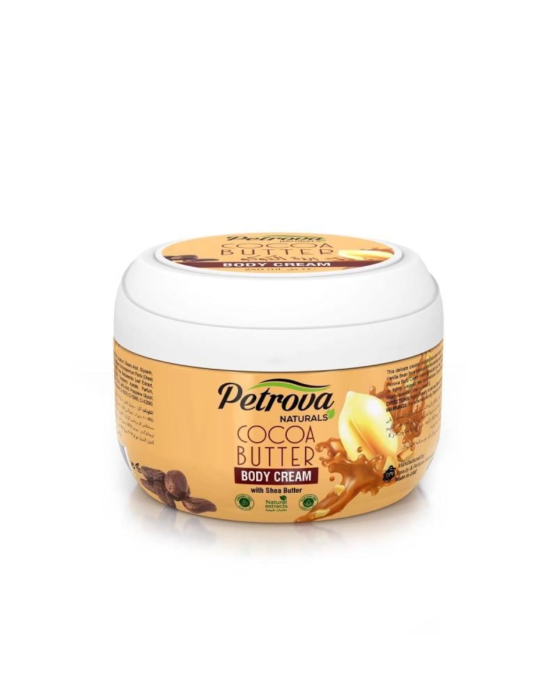 Cocoa Butter Body Cream Elasticity Boosting Moisturiser PETROVA 240ml