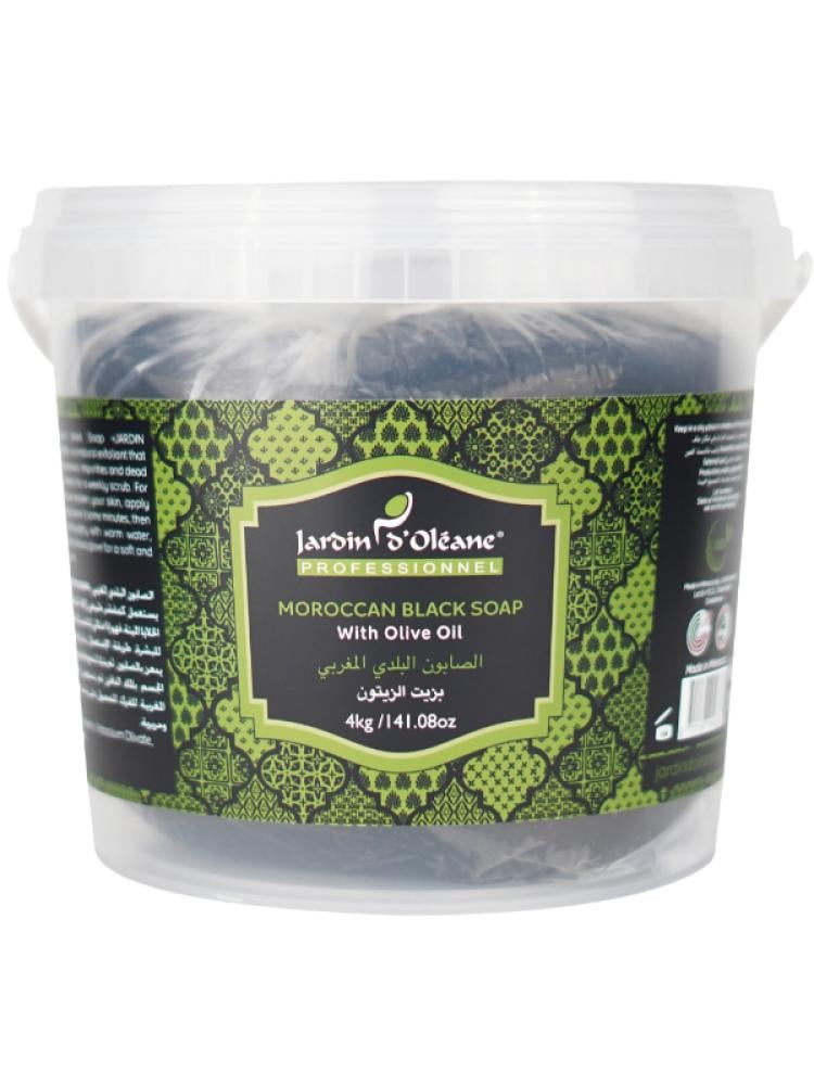 Garden Olean Moroccan Black Soap with Olive Oil 4 kg