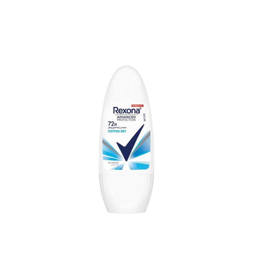 Rexona Cotton Dry Roll-On Deodorant for Women All-Day Protection 50ml