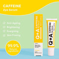 Caffeine Eye Serum Puffiness Dark Circles Q+A 15ml