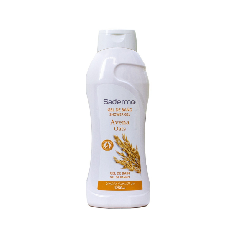 Sadermo Oat Extract Shower Gel, Moisturizing, Sensitive Skin, 1250ml