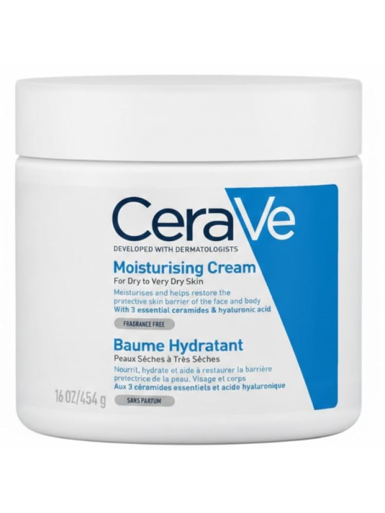 CeraVe Moisturizing Cream Fragrance-Free for Dry Skin, 454g