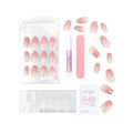 La Girl Lux Shine Artificial Nails GNT142 Total Vibe, 28 Pieces