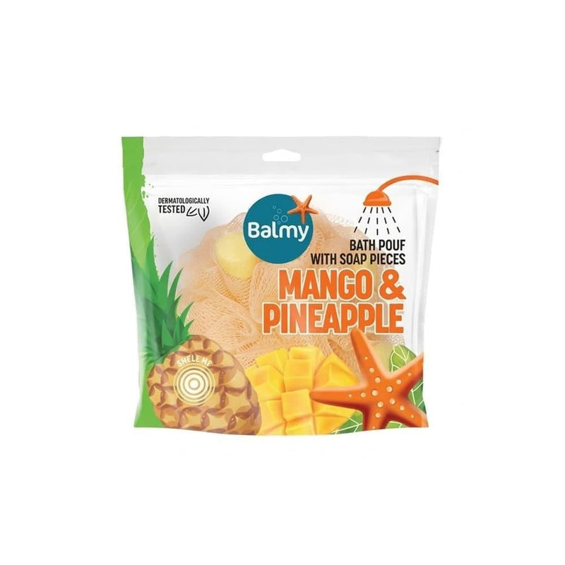 Bath Sponge Loofah Mango & Pineapple Scented Balmy 1 Count