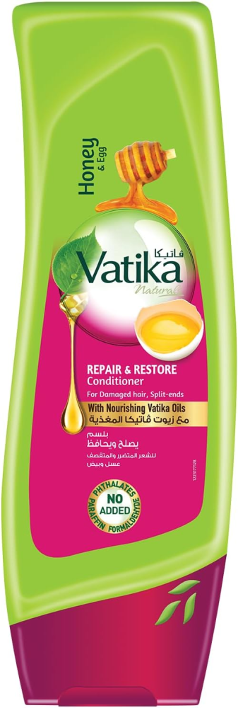 Best Shampoo And Conditioner Repair & Restore Honey & Egg Vatika 400ml
