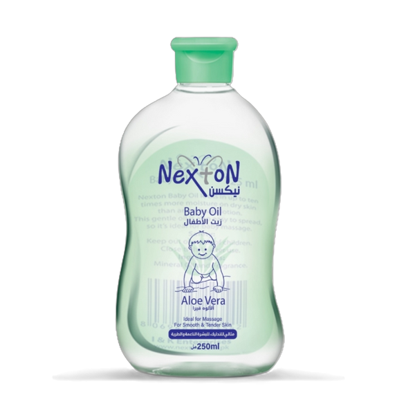 Baby Oil Aloe Vera Hydrating Gentle Massage Oil Nexton 250ml