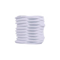Salon System Disposable Pedicure Slippers White Foam (50 Pairs)