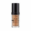 La Girl Liquid Foundation and Highlighter, Full Coverage, Soft Honey, GLM648
