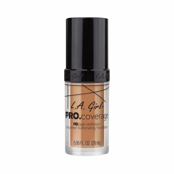 La Girl Liquid Foundation and Highlighter, Full Coverage, Soft Honey, GLM648
