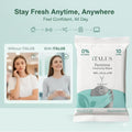 Italus Feminine Wipes Alcohol-Free Quick-Drying 10 Count