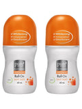 Pure Beauty Deodorant Silky Antiperspirant Skin Brightening Roll-On, 60ml x 2