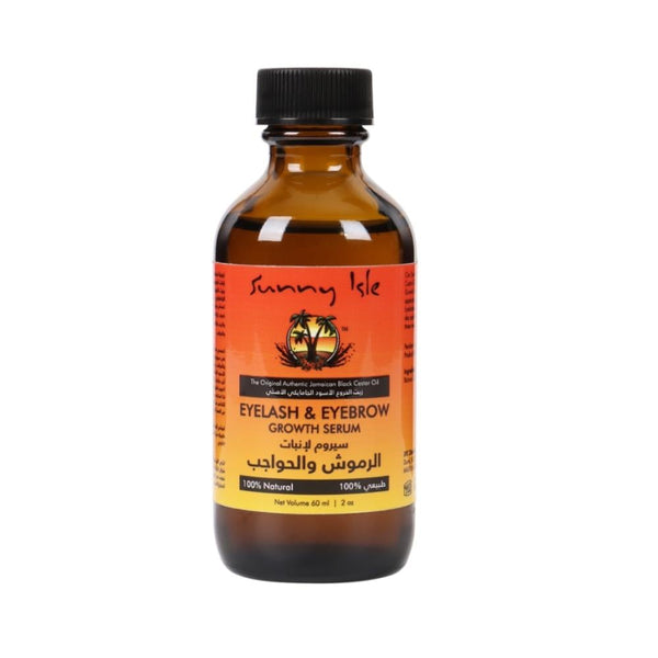Sunny Isle Eyelash and Eyebrow Serum with Jamaican Black Castor Oil, 60ml